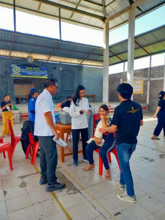 Vaksinasinya anjing dan kucing, Rabu 23 Agustus 2023 di Empat Banjar Dinas Desa Banjarasem