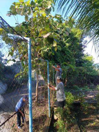 Bersih Bersih Di Tower Air BUMDES Desa Banjarasem