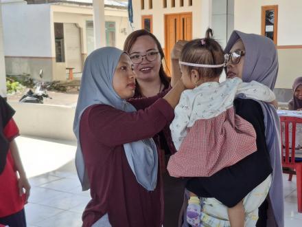 kegiatan Posyandu Balita (Posyandu Dahlia 2) Banjar Dinas Yehanakan (Rajatama) Desa Banjarasem. Mare