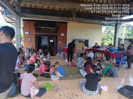 Kegiatan Rutin Posyandu Dan Kelas Balita Banjar Dinas Yehanakan Oktober 2026